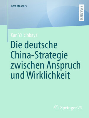 Die deutsche China-Strategie zwischen Anspruch und Wirklichkeit - ebook